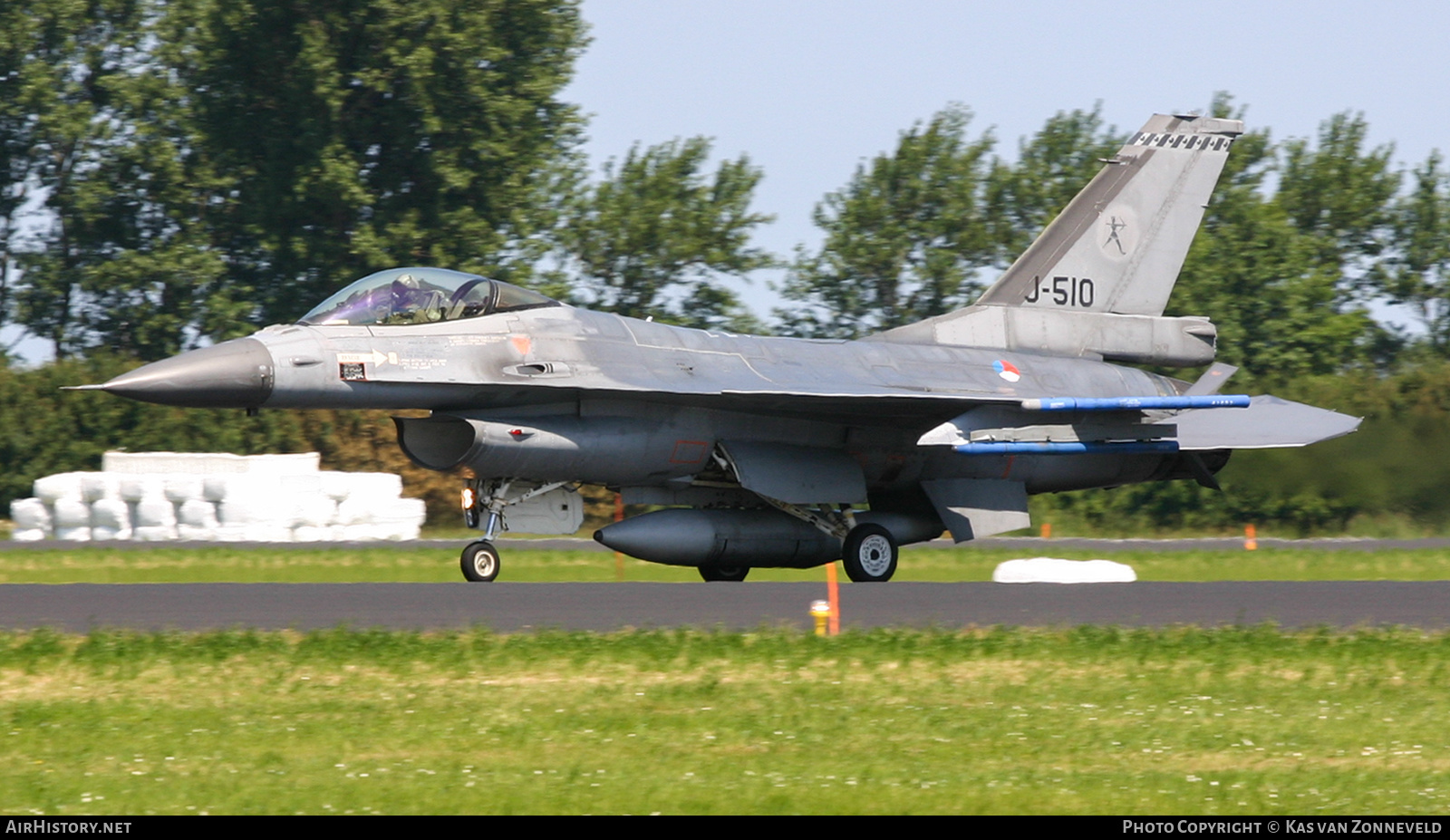 Aircraft Photo of J-510 | General Dynamics F-16AM Fighting Falcon | Netherlands - Air Force | AirHistory.net #631257