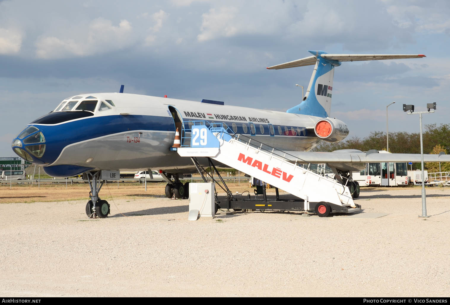 Aircraft Photo of HA-LBE | Tupolev Tu-134 | Malév - Hungarian Airlines | AirHistory.net #631258