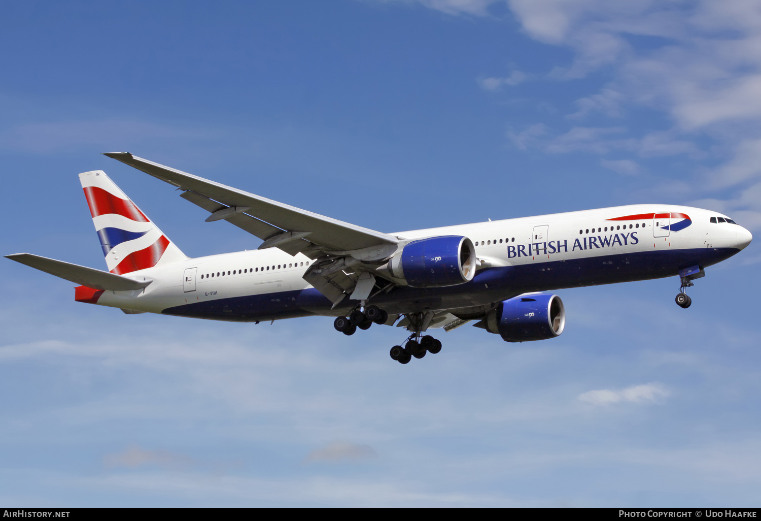 Aircraft Photo of G-VIIH | Boeing 777-236/ER | British Airways | AirHistory.net #631288