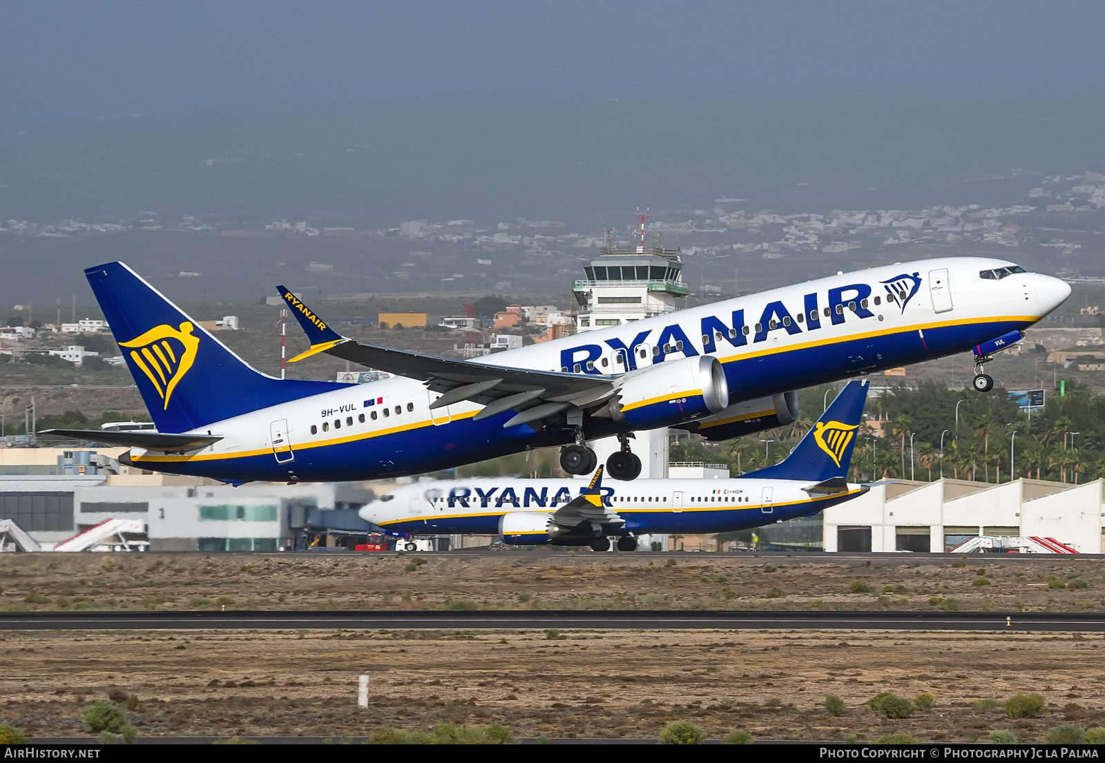 Aircraft Photo of 9H-VUL | Boeing 737-8 Max 8 | Ryanair | AirHistory.net #631289