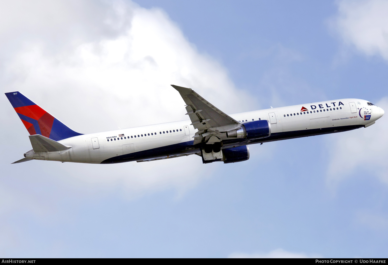 Aircraft Photo of N841MH | Boeing 767-432/ER | Delta Air Lines | AirHistory.net #631307