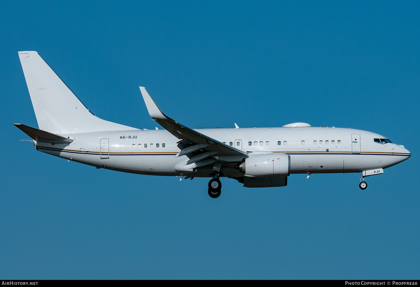 Aircraft Photo of A6-RJU | Boeing 737-77W BBJ | AirHistory.net #631327