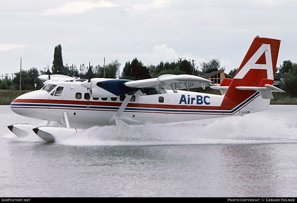 Aircraft Photo of C-GGAW | De Havilland Canada DHC-6-100 Twin Otter | Air BC | AirHistory.net #631334