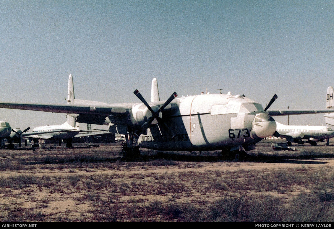 Aircraft Photo of 131673 | Fairchild C-119F Flying Boxcar | USA - Marines | AirHistory.net #631339