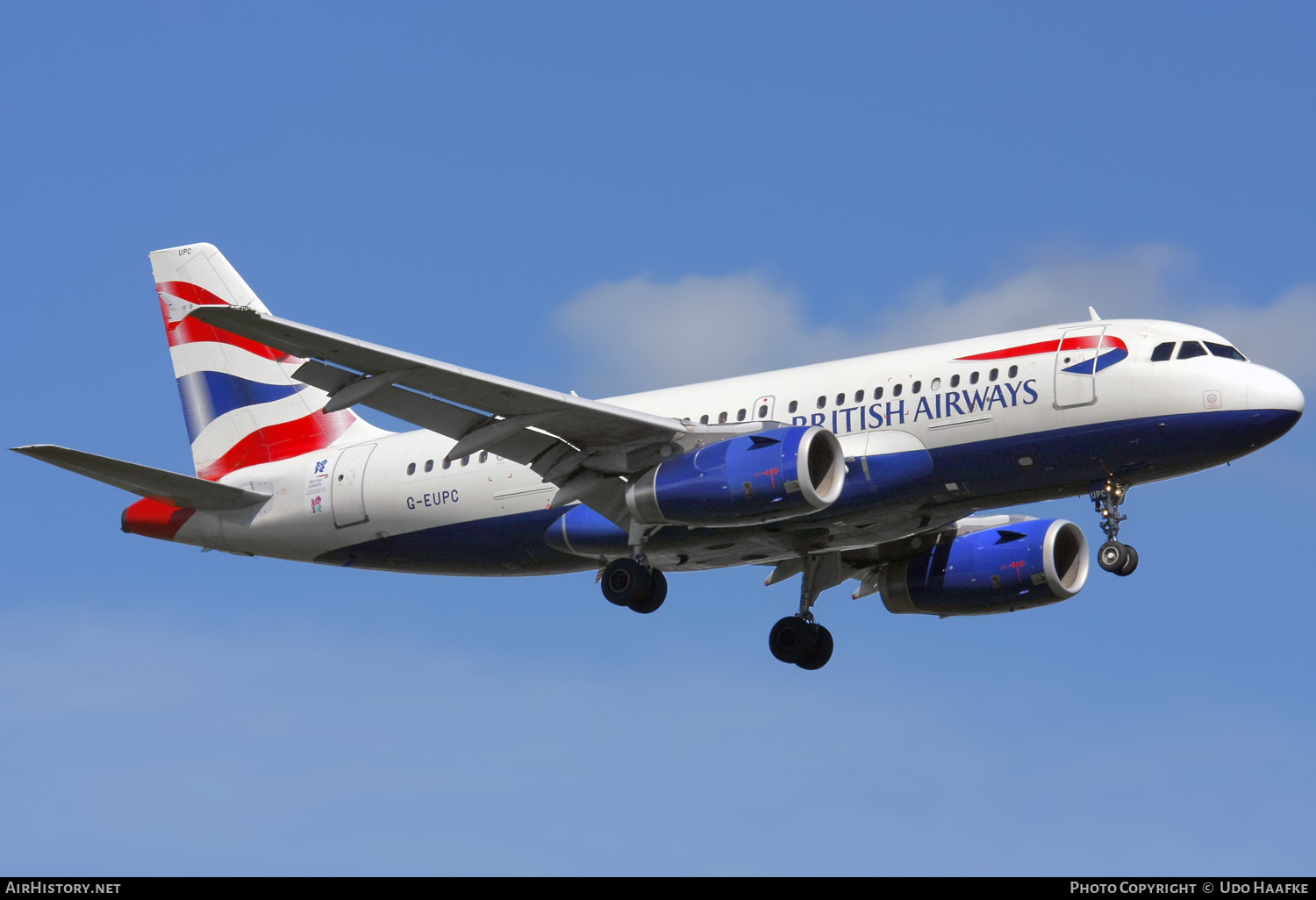 Aircraft Photo of G-EUPC | Airbus A319-131 | British Airways | AirHistory.net #631346