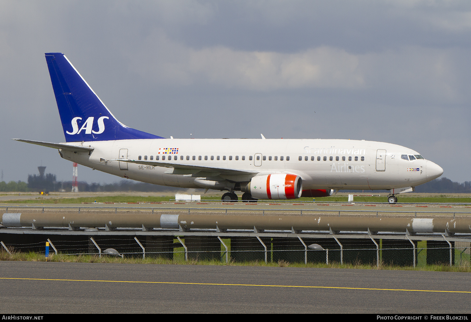 Aircraft Photo of SE-RER | Boeing 737-7BX | Scandinavian Airlines - SAS | AirHistory.net #631359
