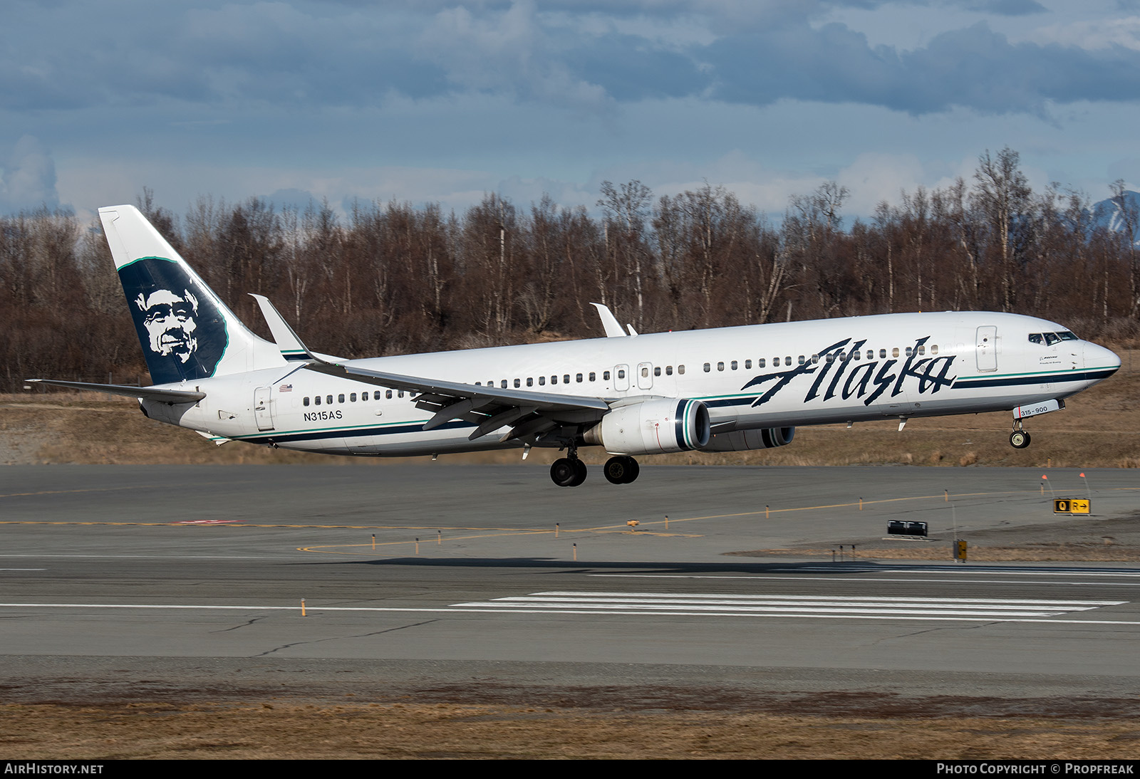 Aircraft Photo of N315AS | Boeing 737-990 | Alaska Airlines | AirHistory.net #631368