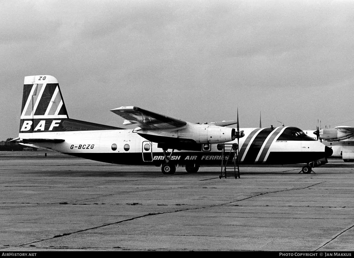 Aircraft Photo of G-BCZG | Handley Page HPR-7 Herald 202 | British Air Ferries - BAF | AirHistory.net #631410