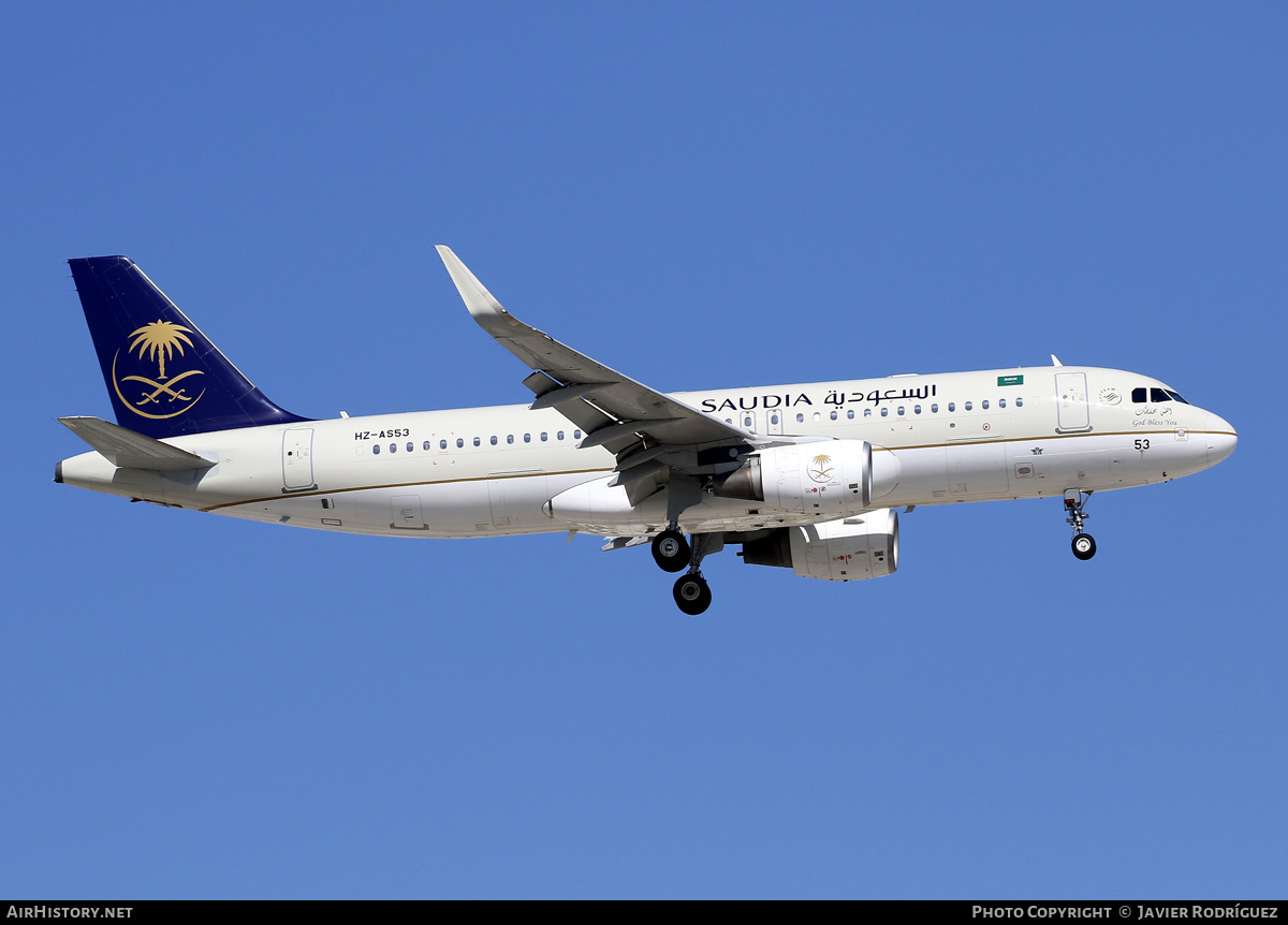 Aircraft Photo of HZ-AS53 | Airbus A320-214 | Saudia - Saudi Arabian Airlines | AirHistory.net #631424