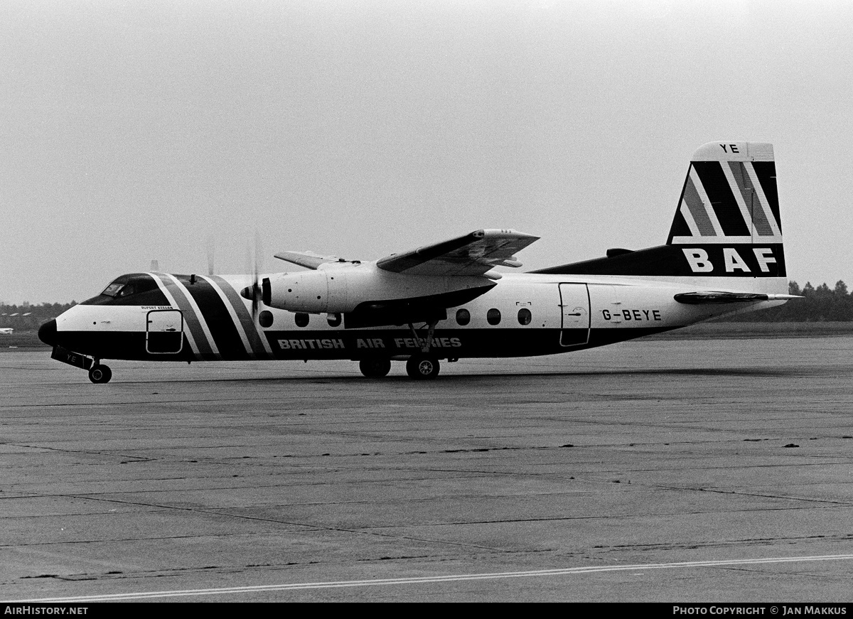 Aircraft Photo of G-BEYE | Handley Page HPR-7 Herald 401 | British Air Ferries - BAF | AirHistory.net #631435