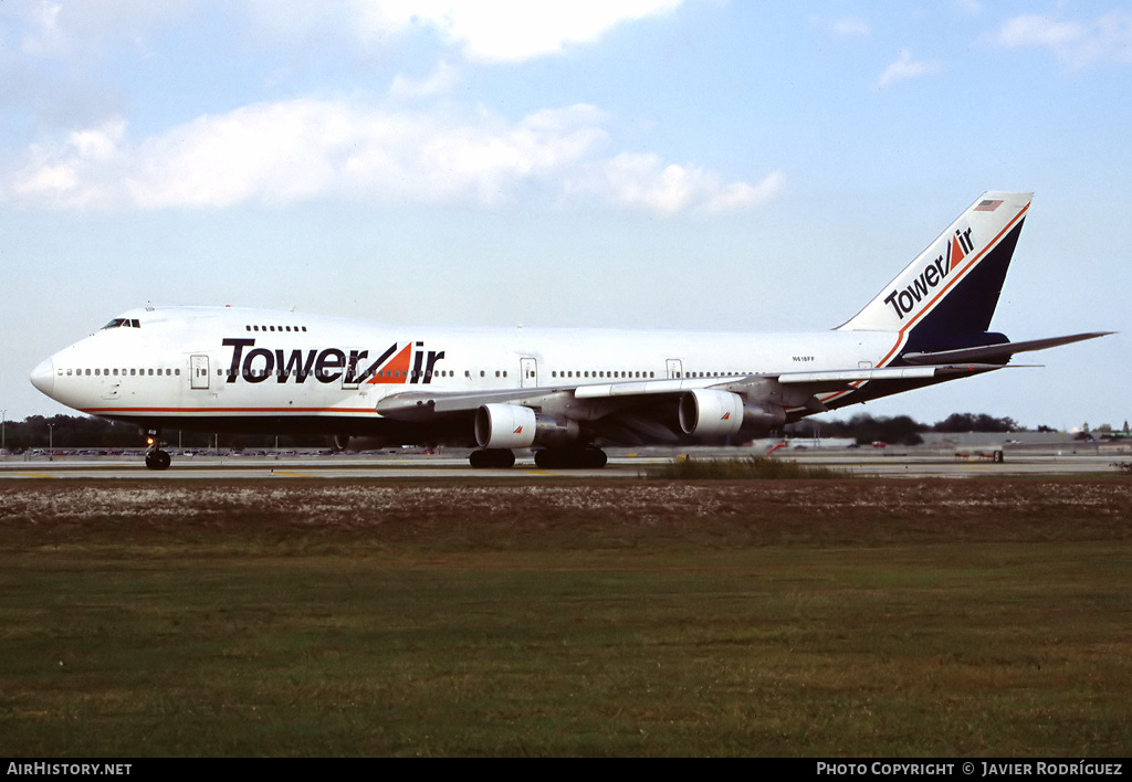 Aircraft Photo of N618FF | Boeing 747-212B/SCD | Tower Air | AirHistory.net #631436