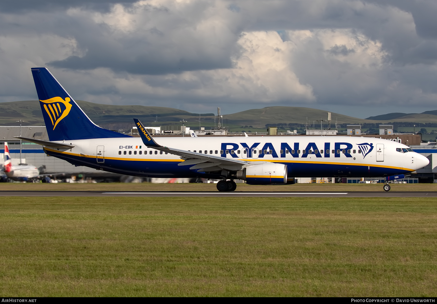 Aircraft Photo of EI-EBK | Boeing 737-8AS | Ryanair | AirHistory.net #631449