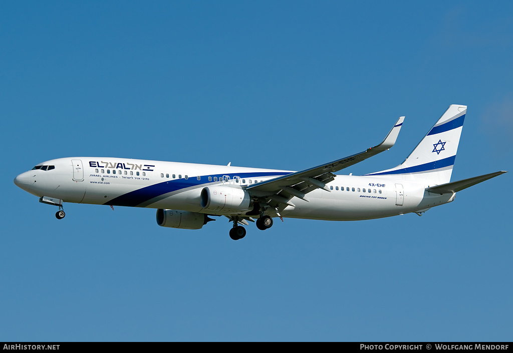 Aircraft Photo of 4X-EHF | Boeing 737-958/ER | El Al Israel Airlines | AirHistory.net #631474