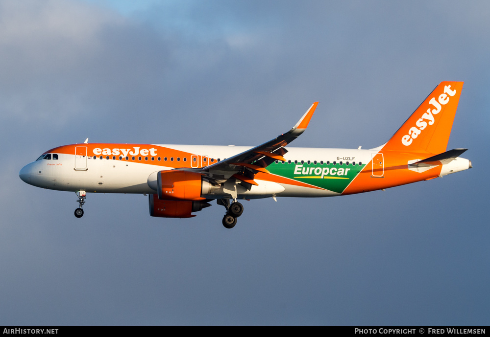 Aircraft Photo of G-UZLF | Airbus A320-251N | EasyJet | AirHistory.net #631501