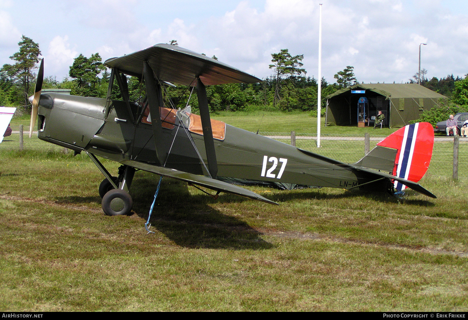 Aircraft Photo of LN-MAX | De Havilland D.H. 82A Tiger Moth | Norway - Air Force | AirHistory.net #631517