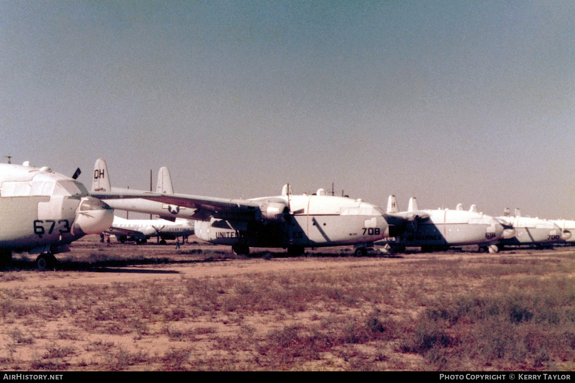 Aircraft Photo of 131708 | Fairchild C-119F Flying Boxcar | USA - Marines | AirHistory.net #631524