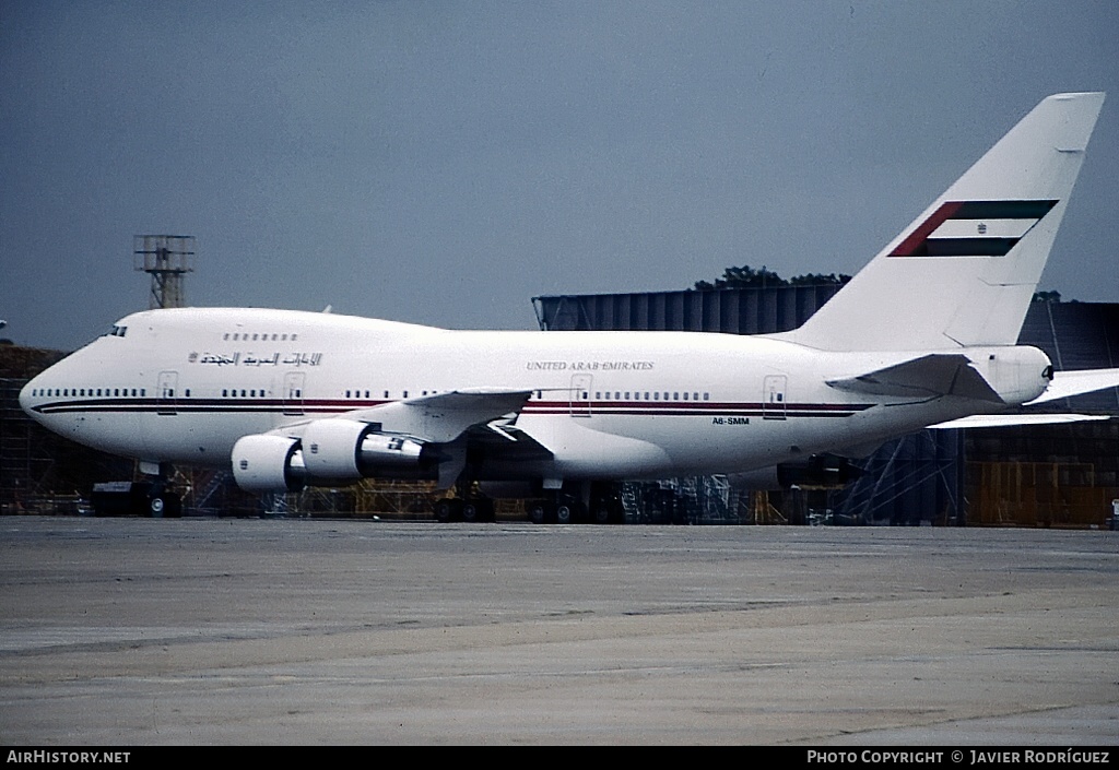 Aircraft Photo of A6-SMM | Boeing 747SP-31 | United Arab Emirates Government | AirHistory.net #631541