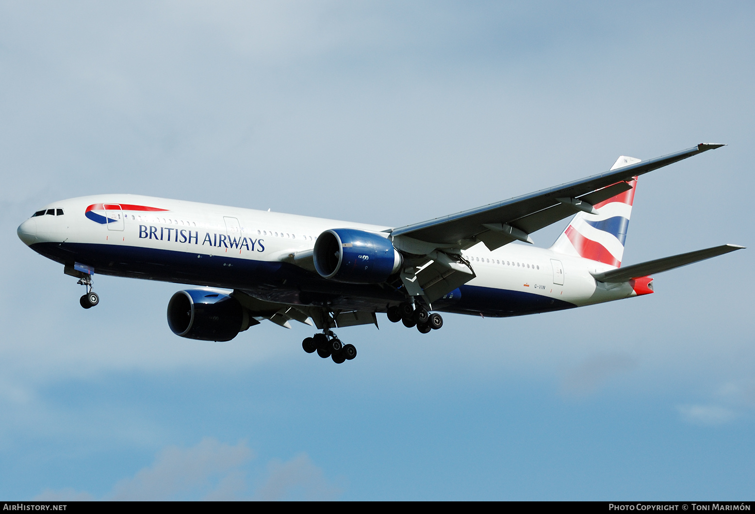 Aircraft Photo of G-VIIN | Boeing 777-236/ER | British Airways | AirHistory.net #631567