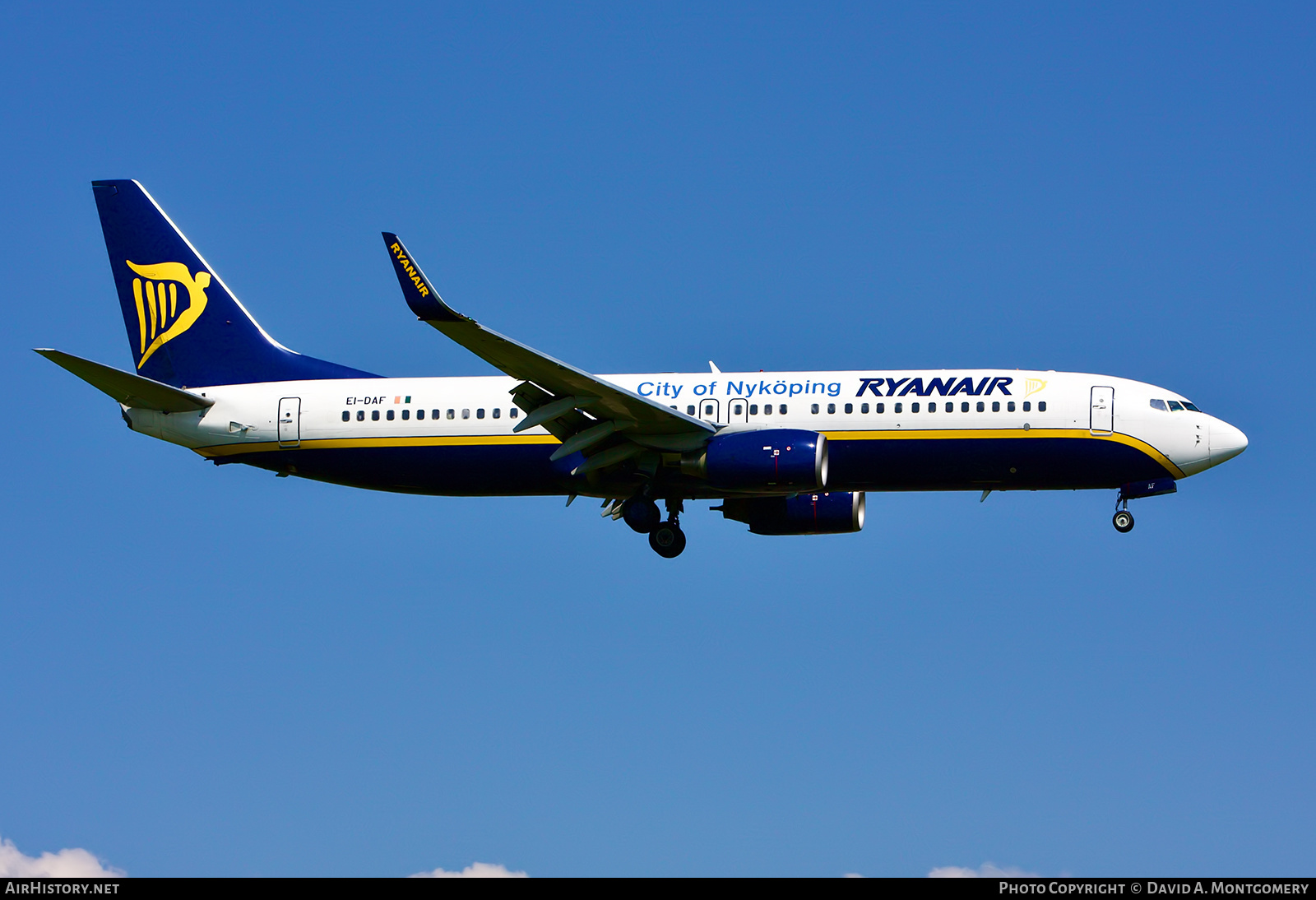 Aircraft Photo of EI-DAF | Boeing 737-8AS | Ryanair | AirHistory.net #631582