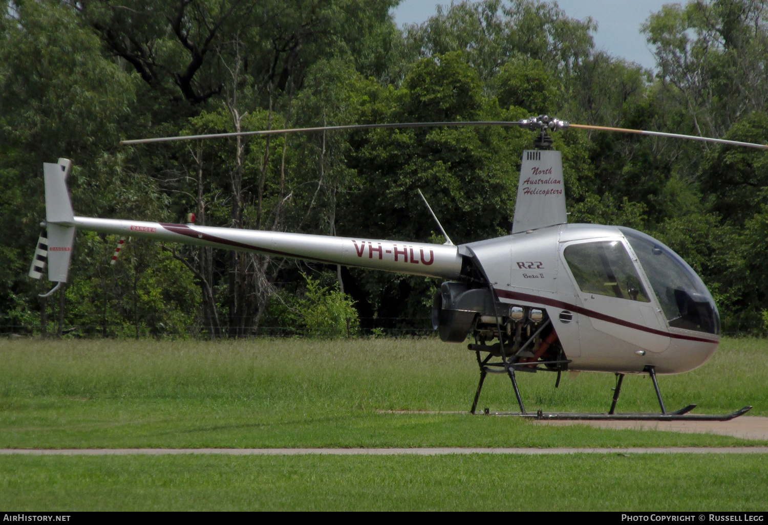 Aircraft Photo of VH-HLU | Robinson R-22 Beta II | North Australian Helicopters | AirHistory.net #631586