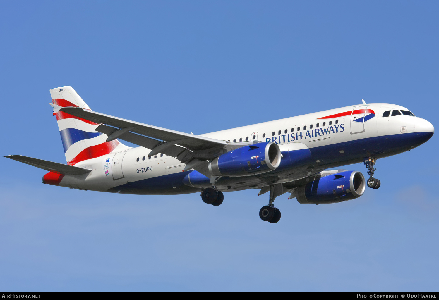 Aircraft Photo of G-EUPU | Airbus A319-131 | British Airways | AirHistory.net #631614