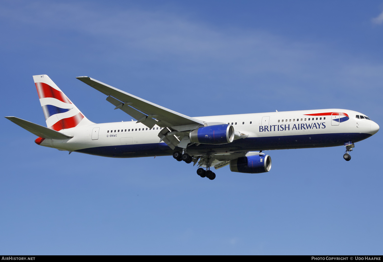 Aircraft Photo of G-BNWC | Boeing 767-336/ER | British Airways | AirHistory.net #631617