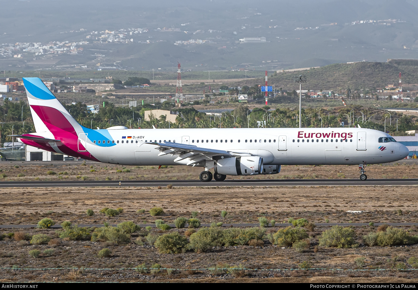 Aircraft Photo of D-AIDV | Airbus A321-231 | Eurowings | AirHistory.net #631621
