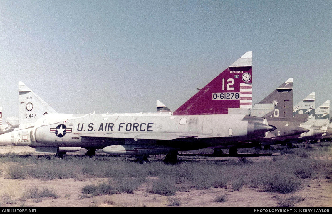 Aircraft Photo of 56-1278 / 0-61278 | Convair F-102A Delta Dagger | USA - Air Force | AirHistory.net #631655