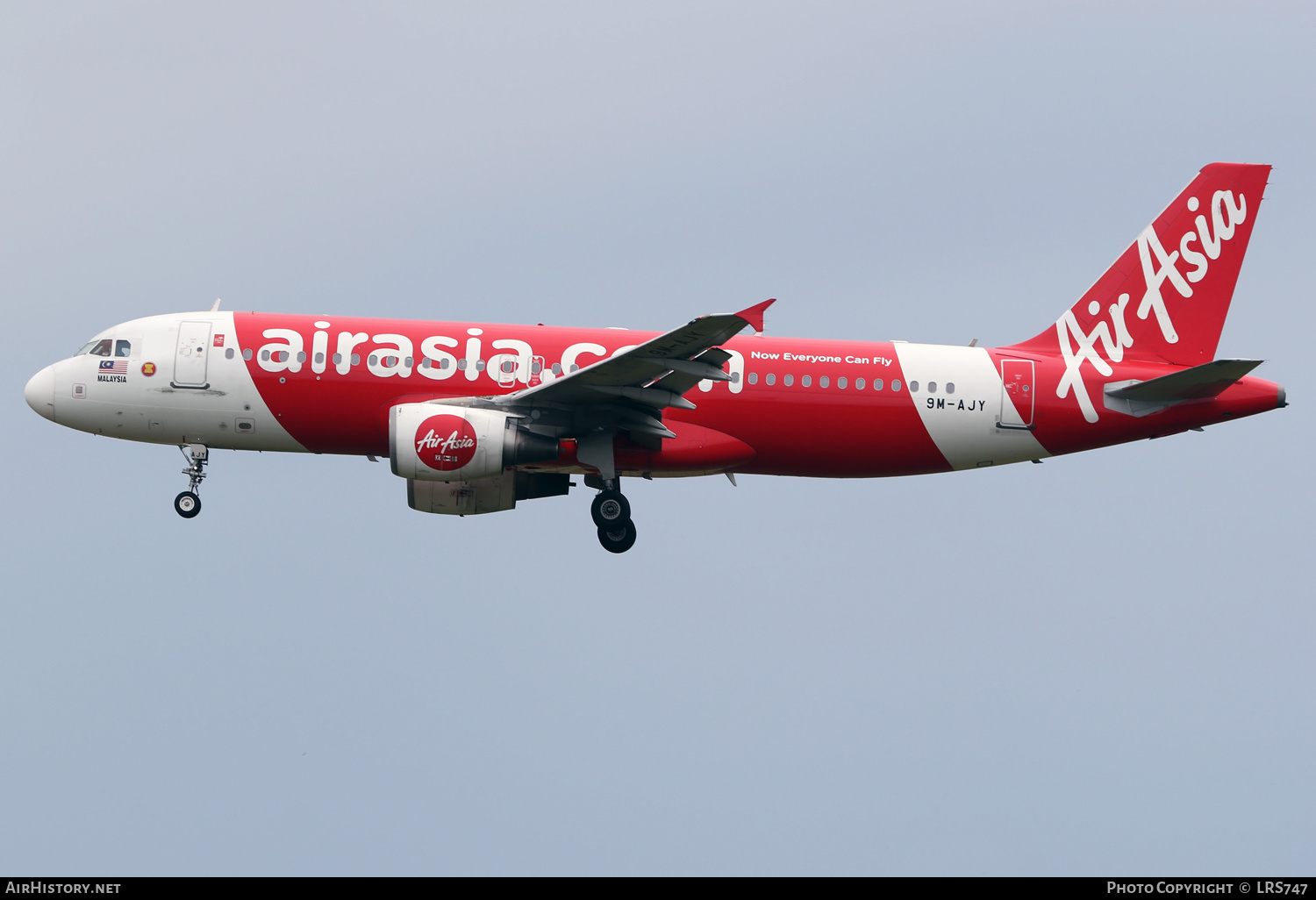 Aircraft Photo of 9M-AJY | Airbus A320-216 | AirAsia | AirHistory.net #631674