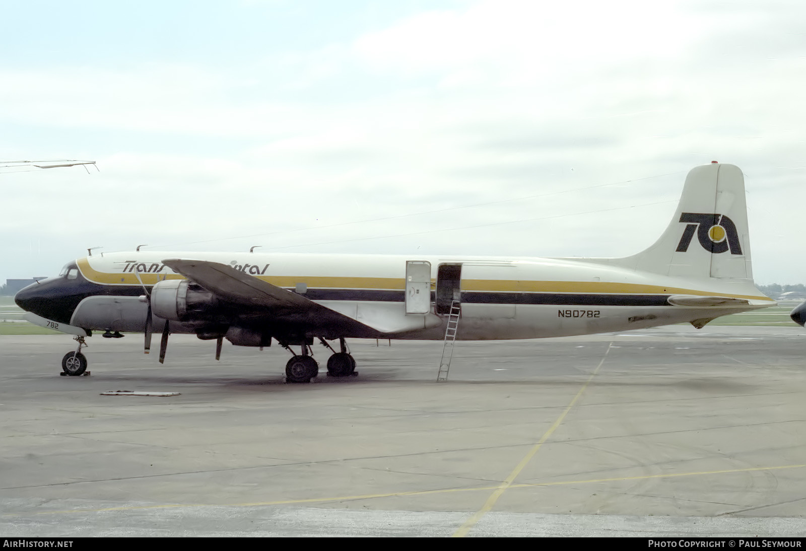 Aircraft Photo of N90782 | Douglas DC-6A | Trans Continental Airlines | AirHistory.net #631687