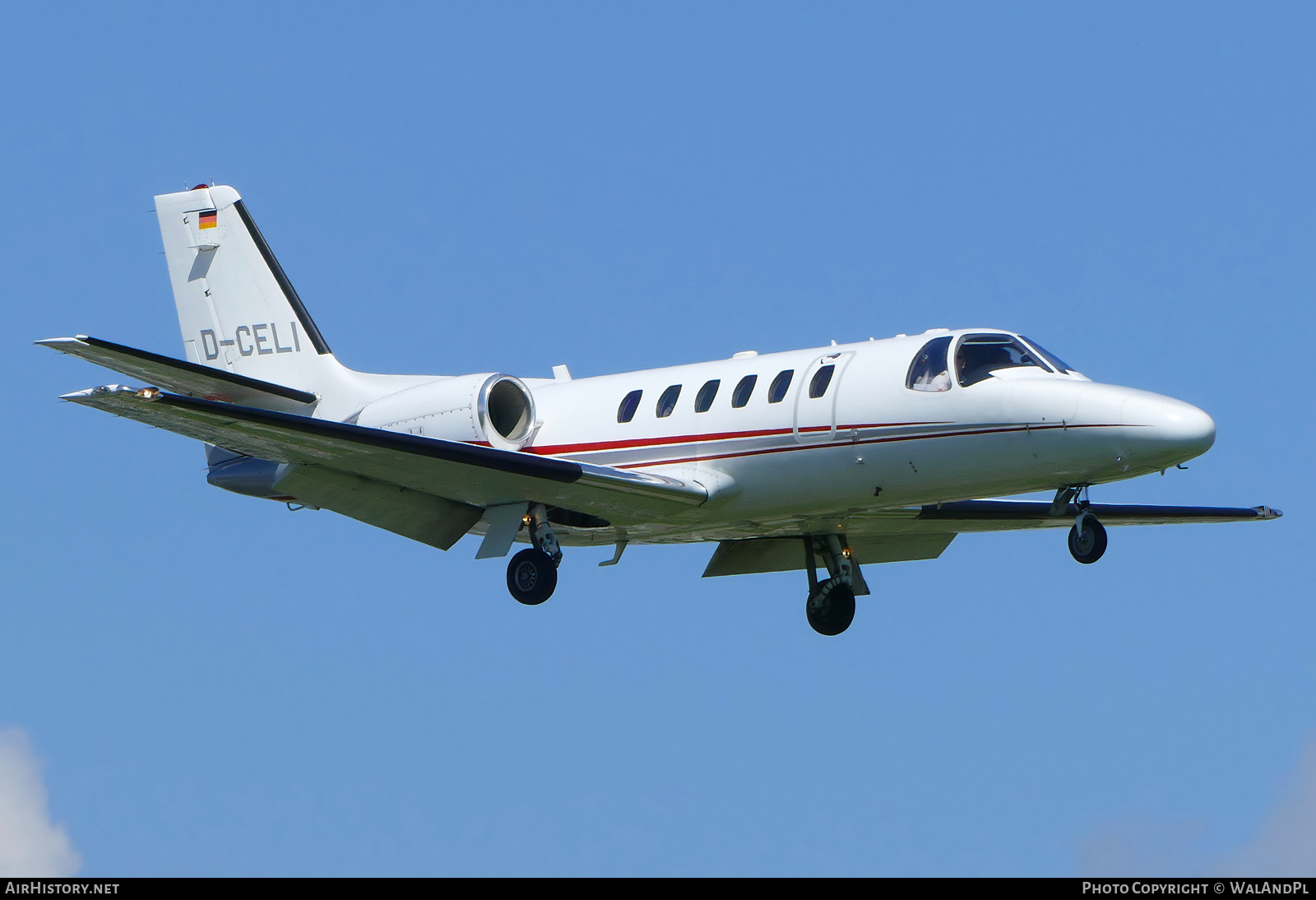 Aircraft Photo of D-CELI | Cessna 550 Citation Bravo | Euro Link | AirHistory.net #631694