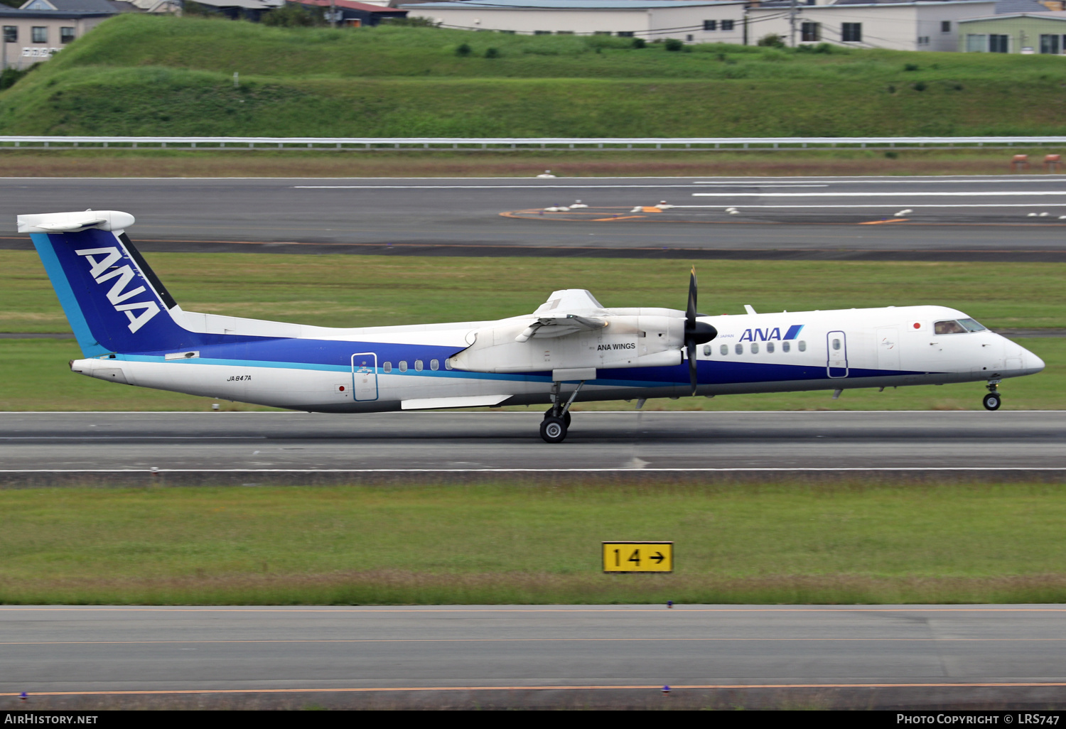 Aircraft Photo of JA847A | Bombardier DHC-8-402 Dash 8 | All Nippon Airways - ANA Wings | AirHistory.net #631710