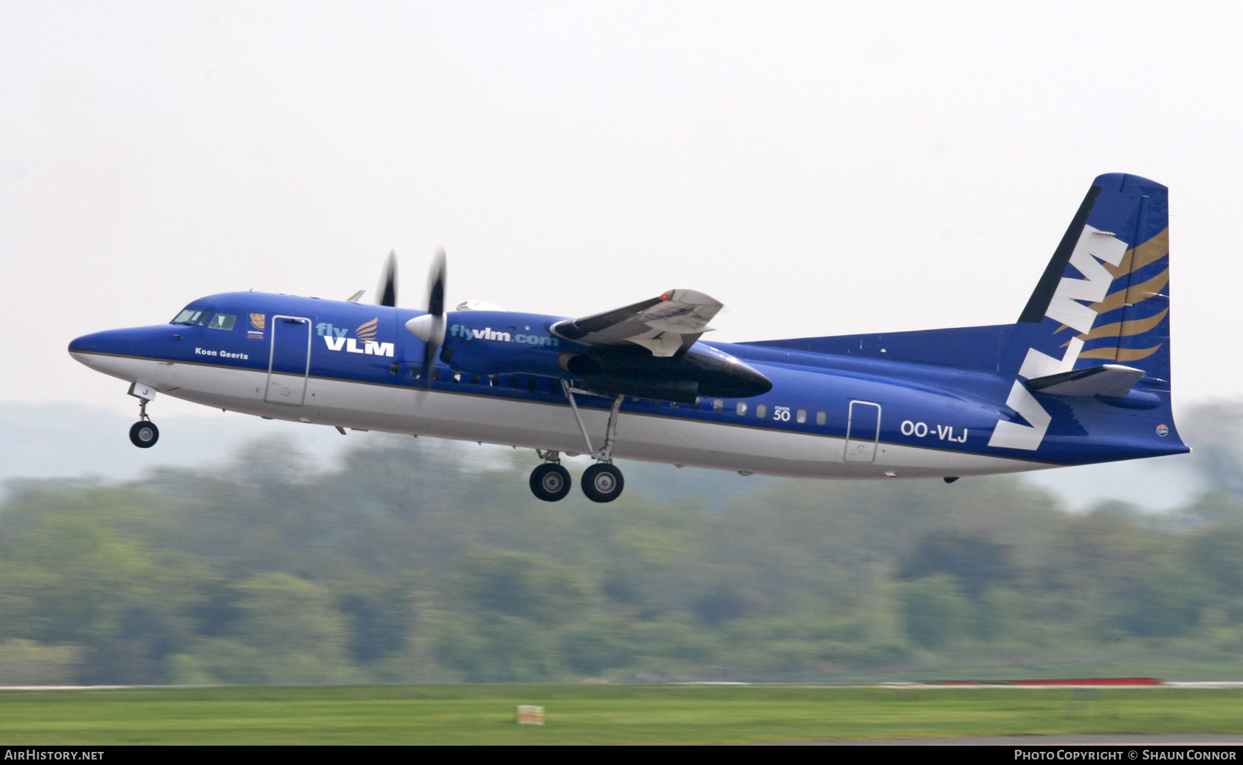 Aircraft Photo of OO-VLJ | Fokker 50 | VLM Airlines | AirHistory.net #631723