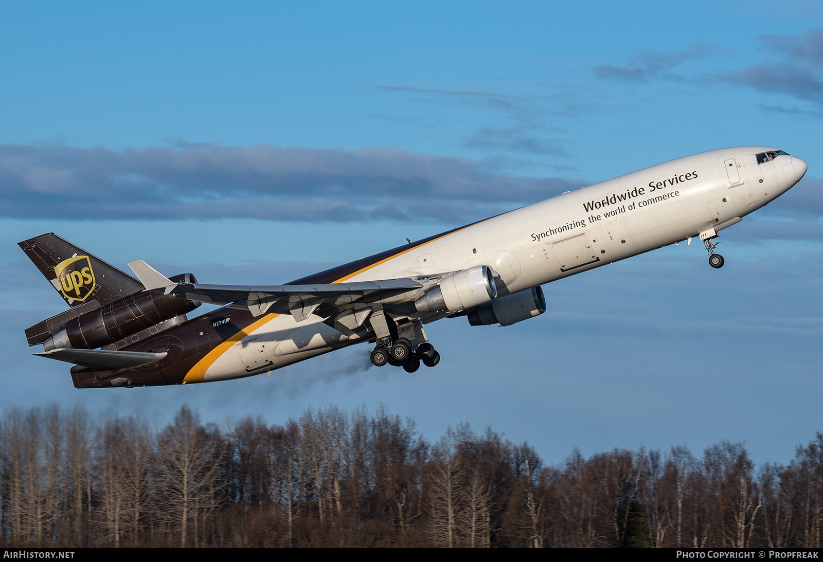 Aircraft Photo of N274UP | McDonnell Douglas MD-11F | United Parcel Service - UPS | AirHistory.net #631733