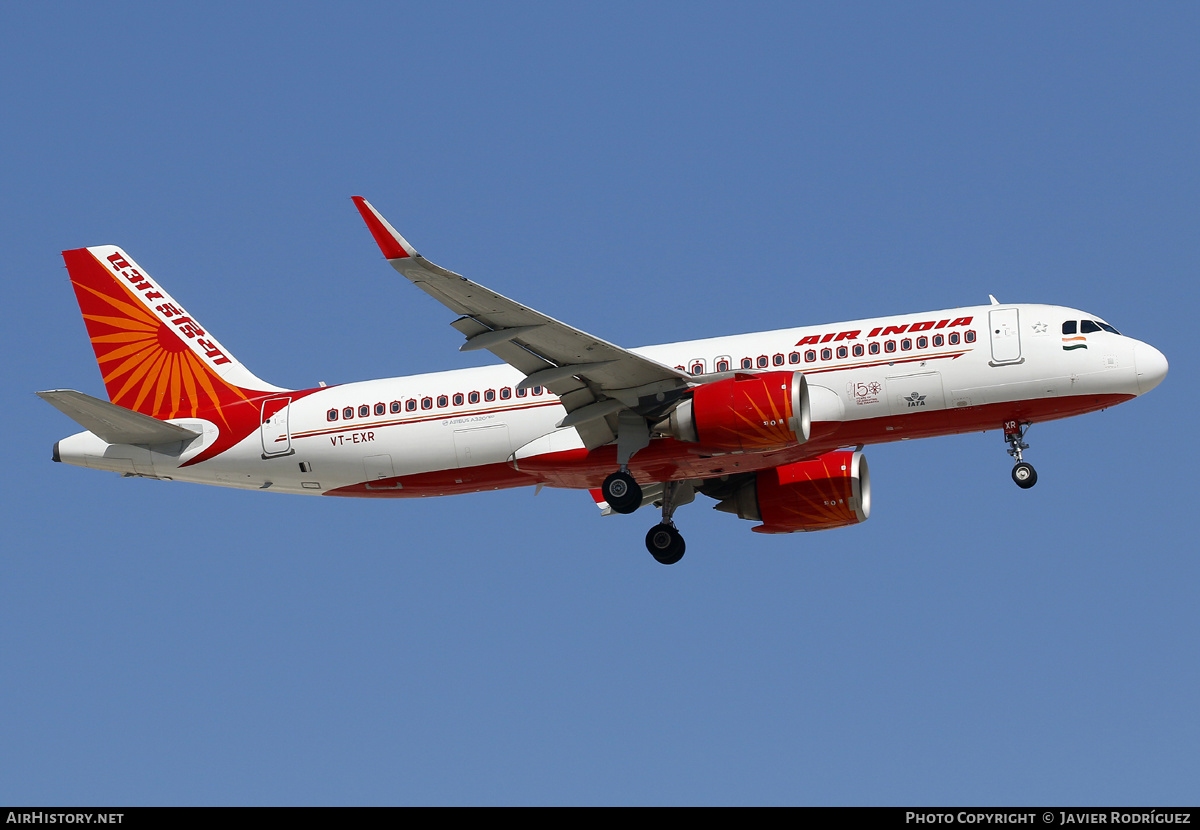 Aircraft Photo of VT-EXR | Airbus A320-251N | Air India | AirHistory.net #631742