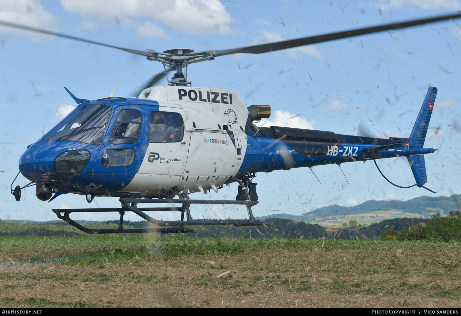 Aircraft Photo of HB-ZKZ | Eurocopter AS-350B-3 Ecureuil | Polizei | AirHistory.net #631796