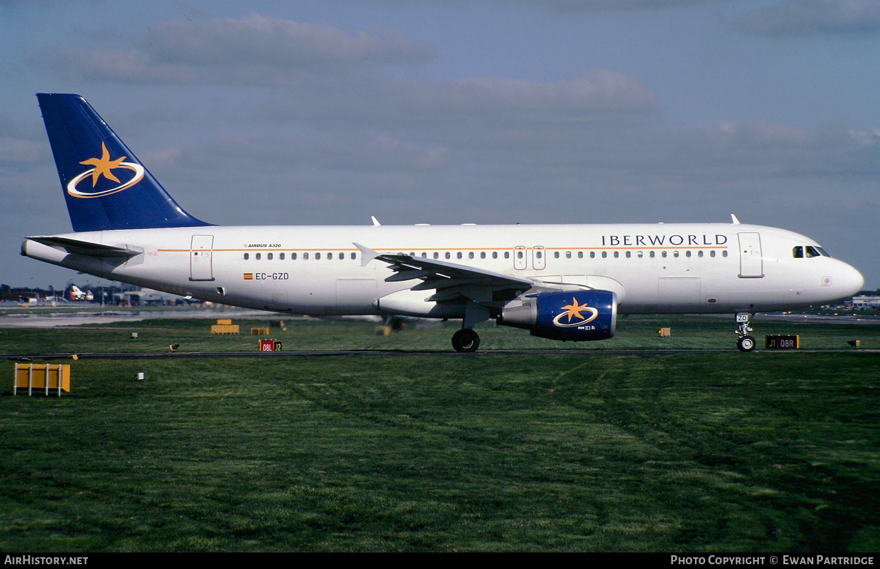 Aircraft Photo of EC-GZD | Airbus A320-214 | Iberworld Airlines | AirHistory.net #631811