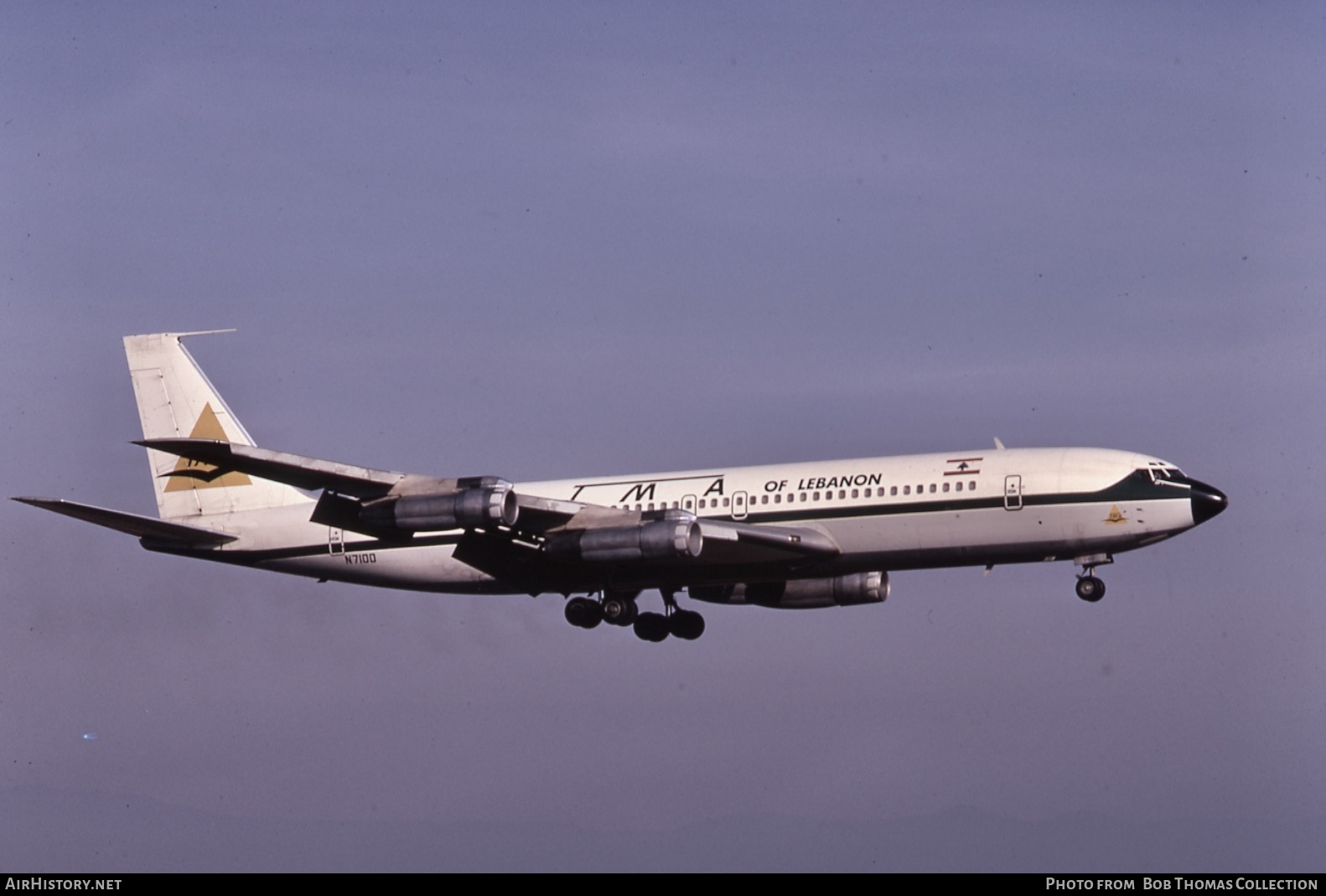 Aircraft Photo of N7100 | Boeing 707-327C | TMA of Lebanon - Trans Mediterranean Airways | AirHistory.net #631813