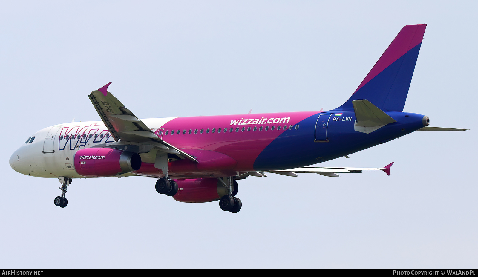 Aircraft Photo of HA-LWN | Airbus A320-232 | Wizz Air | AirHistory.net #631817