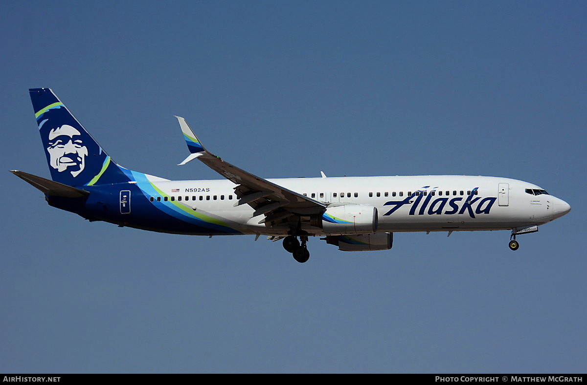 Aircraft Photo of N592AS | Boeing 737-890 | Alaska Airlines | AirHistory.net #631867