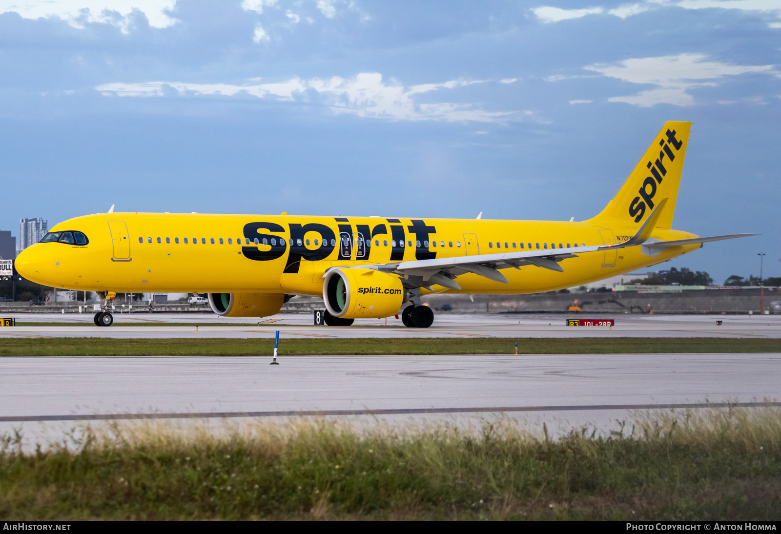 Aircraft Photo of N705NK | Airbus A321-271NX | Spirit Airlines | AirHistory.net #631888
