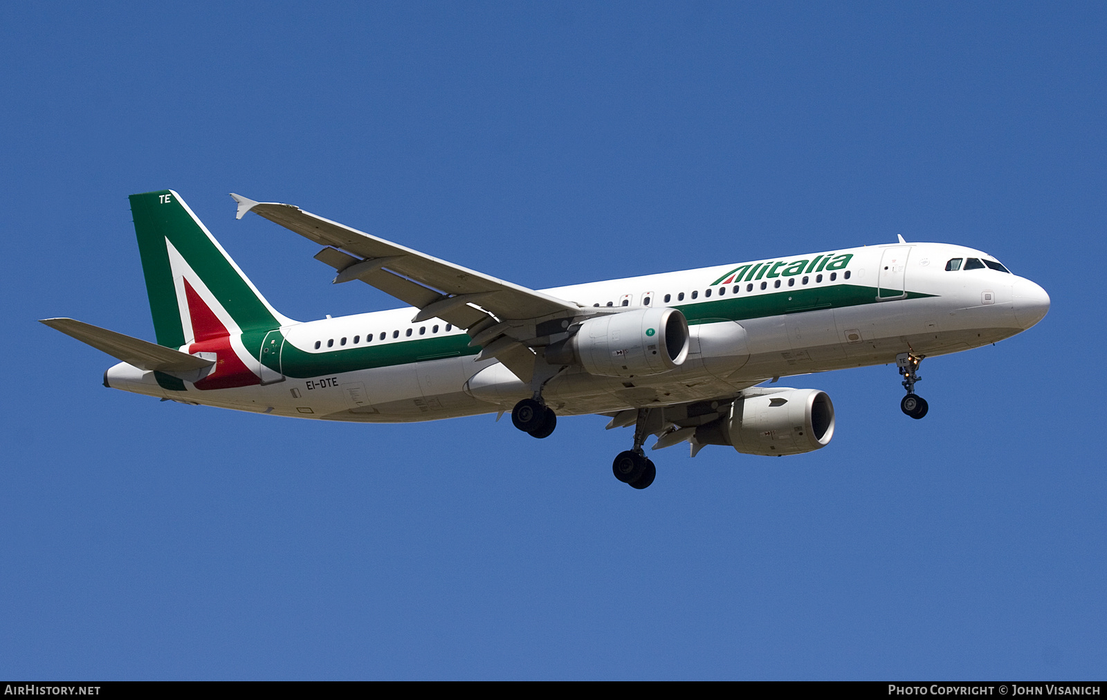 Aircraft Photo of EI-DTE | Airbus A320-216 | Alitalia | AirHistory.net #631905