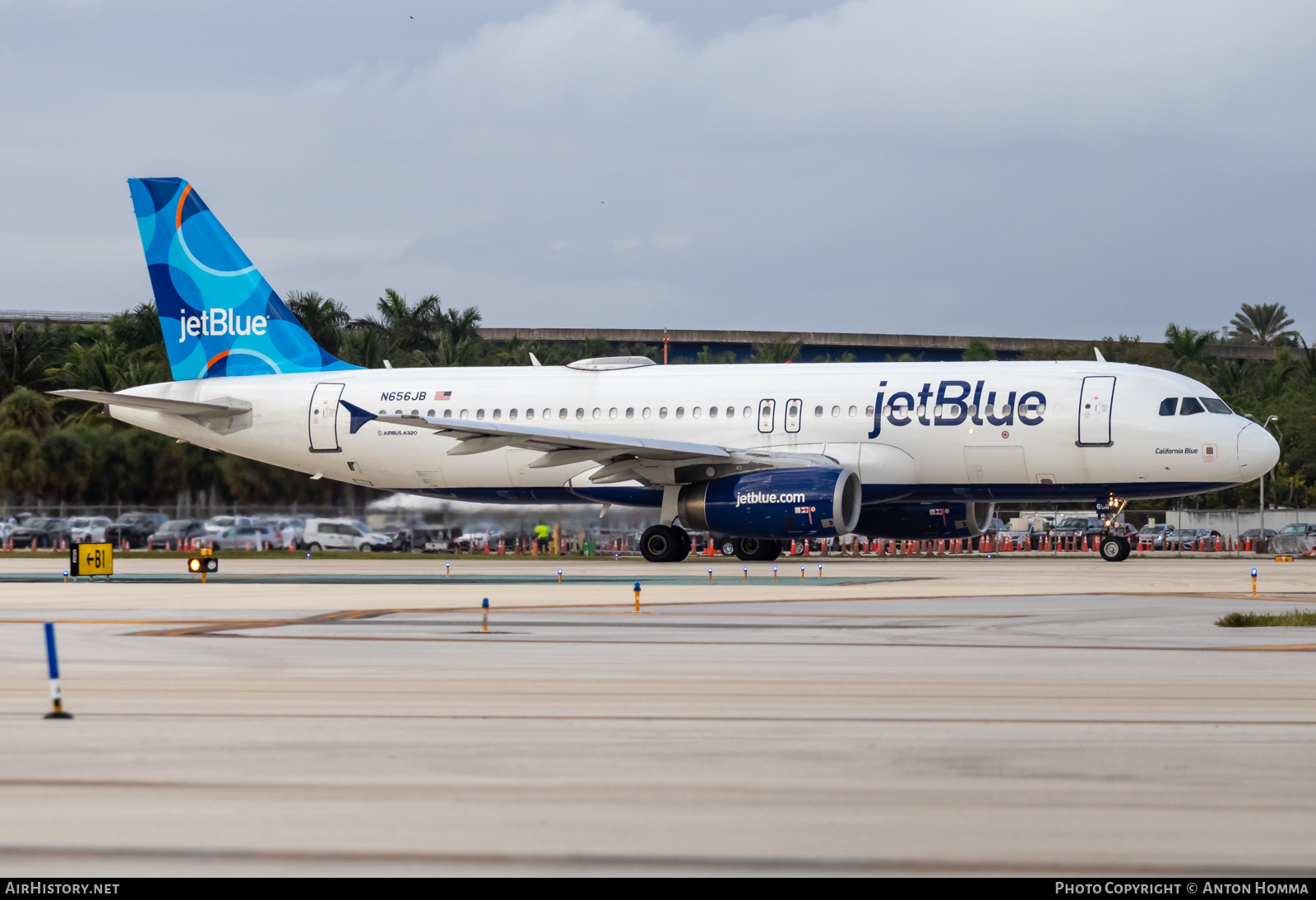 Aircraft Photo of N656JB | Airbus A320-232 | JetBlue Airways | AirHistory.net #631924
