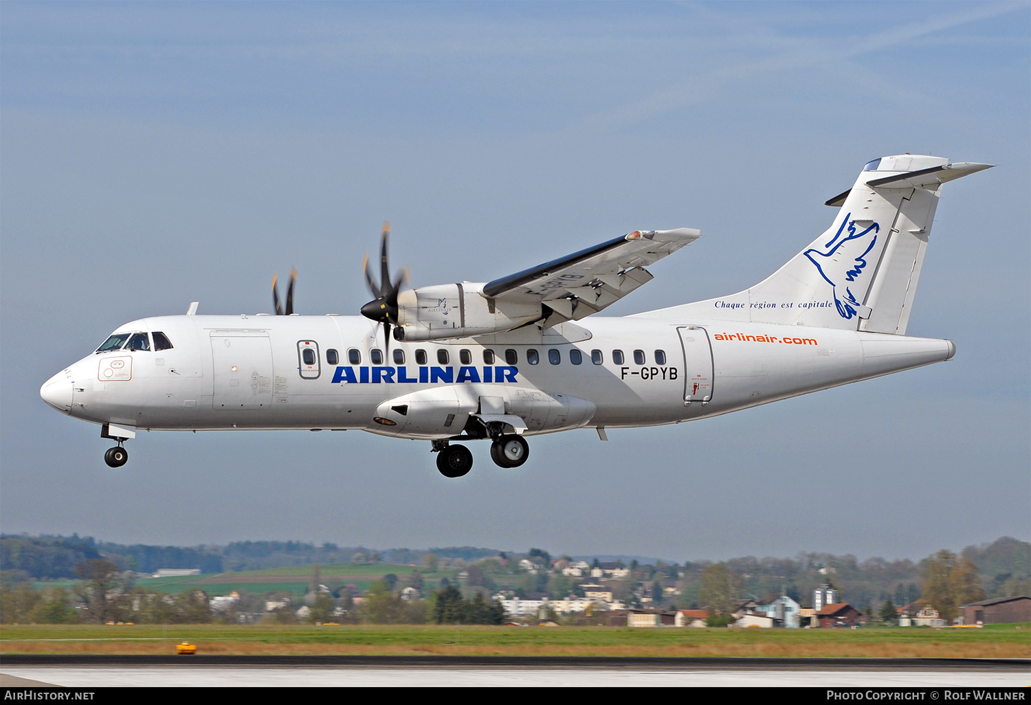 Aircraft Photo of F-GPYB | ATR ATR-42-500 | Airlinair | AirHistory.net #631936