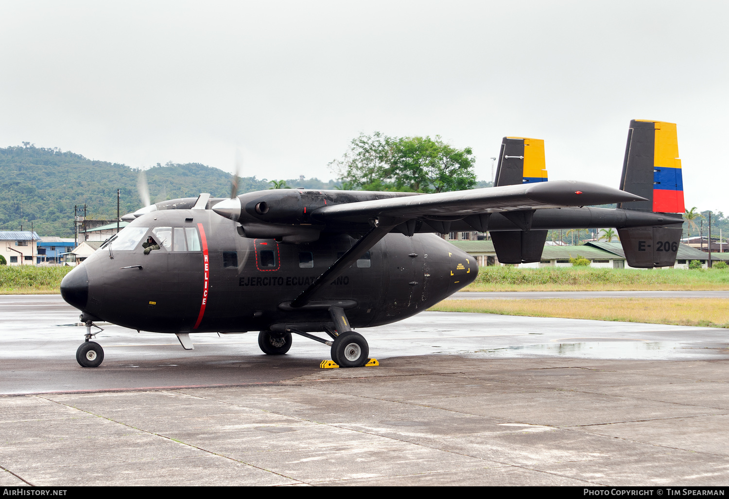Aircraft Photo of E-206 | Israel Aircraft Industries IAI-201 Arava | Ecuador - Army | AirHistory.net #631975
