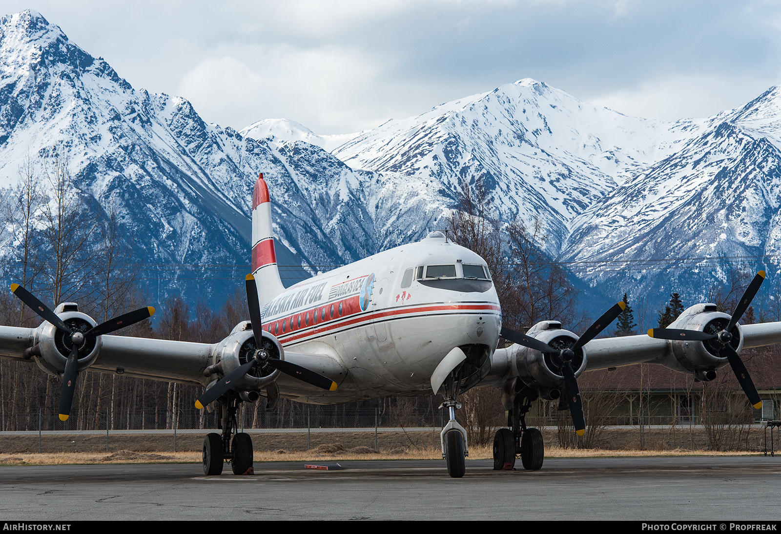 Aircraft Photo of N96358 | Douglas C-54R Skymaster | Alaska Air Fuel | AirHistory.net #631992