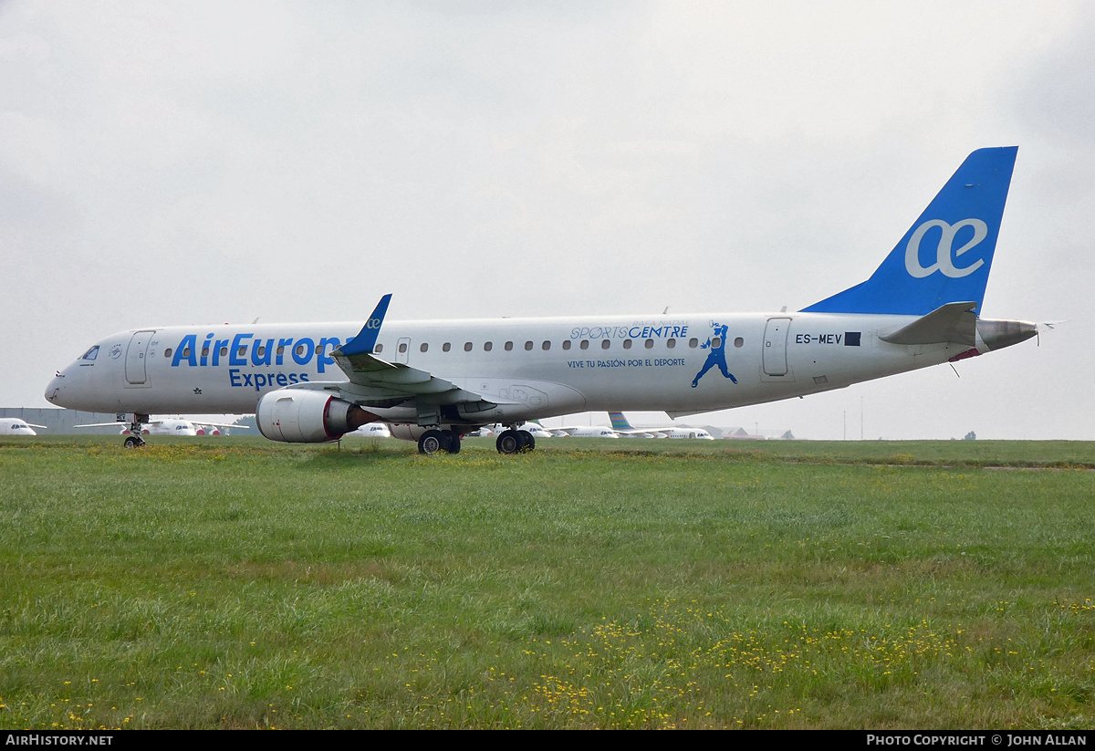 Aircraft Photo of ES-MEV | Embraer 195LR (ERJ-190-200LR) | Air Europa Express | AirHistory.net #631997