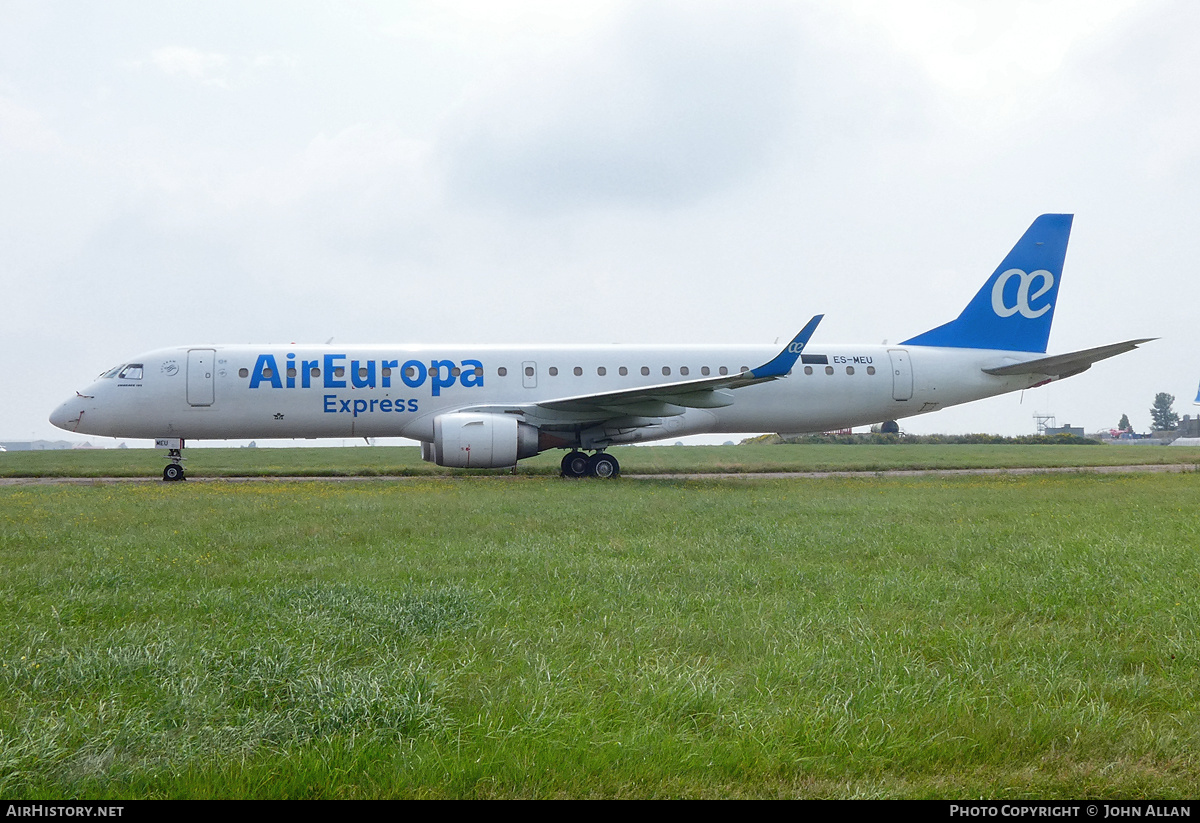 Aircraft Photo of ES-MEU | Embraer 195LR (ERJ-190-200LR) | Air Europa Express | AirHistory.net #632001