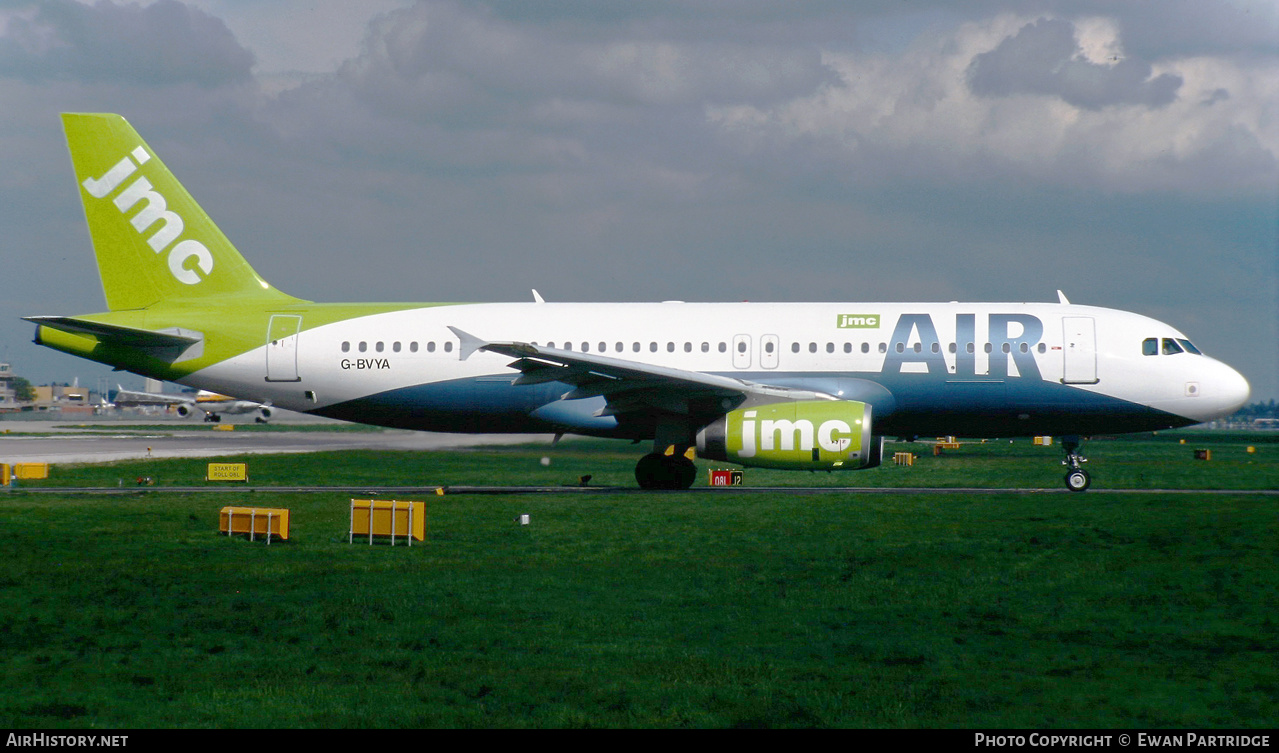 Aircraft Photo of G-BVYA | Airbus A320-231 | JMC Air | AirHistory.net #632023