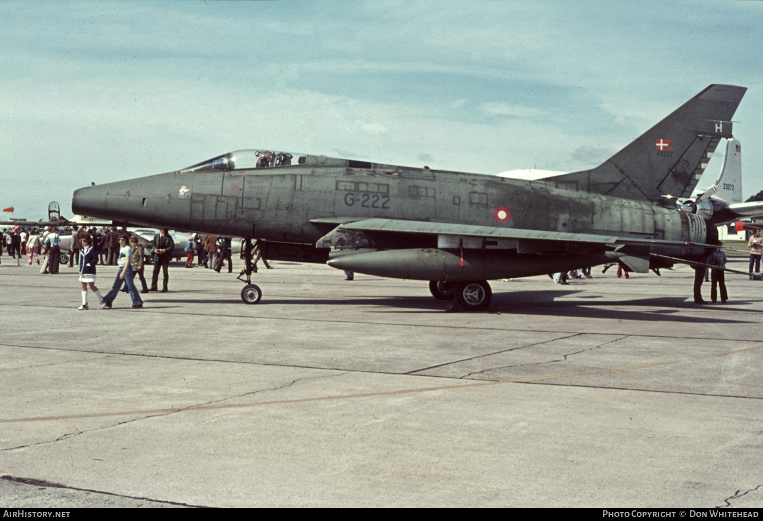 Aircraft Photo of G-222 | North American F-100D Super Sabre | Denmark - Air Force | AirHistory.net #632034